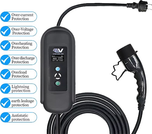 3-EVMOTIONS Gamma EVSE Typ 2 (max. 16A) Mobile Ladestation für Elektroautos