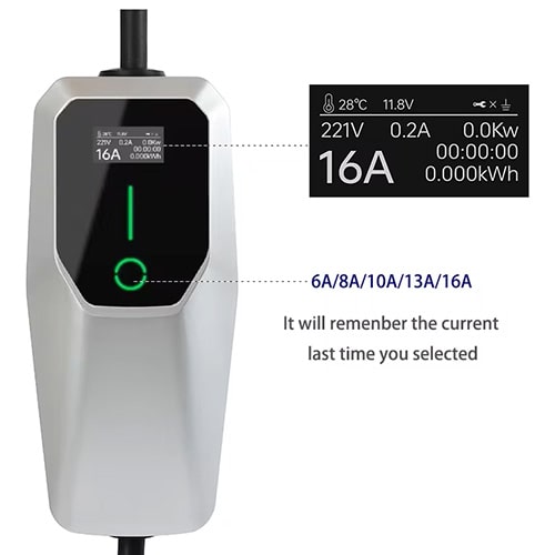 2-EVMOTIONS Zeta EVSE Type2 (max. 16A) Borne de recharge mobile