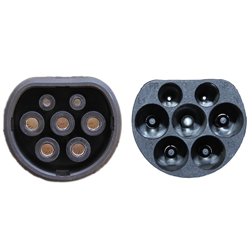 2-EVMOTIONS Delta Typ 2 -> Typ 2 (3x32A) Elektroauto Ladekabel