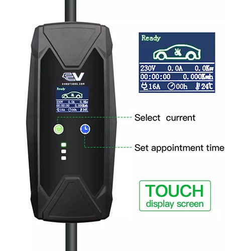 2-EVMOTIONS Gamma EVSE Typ 2 (3x32A) Mobile Ladestation für Elektroautos