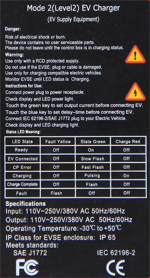 5-EVMOTIONS Gamma EVSE Typ 2 (3x32A) Mobile Ladestation für Elektroautos